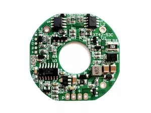 Anti-jamming driver board for vehicle fan